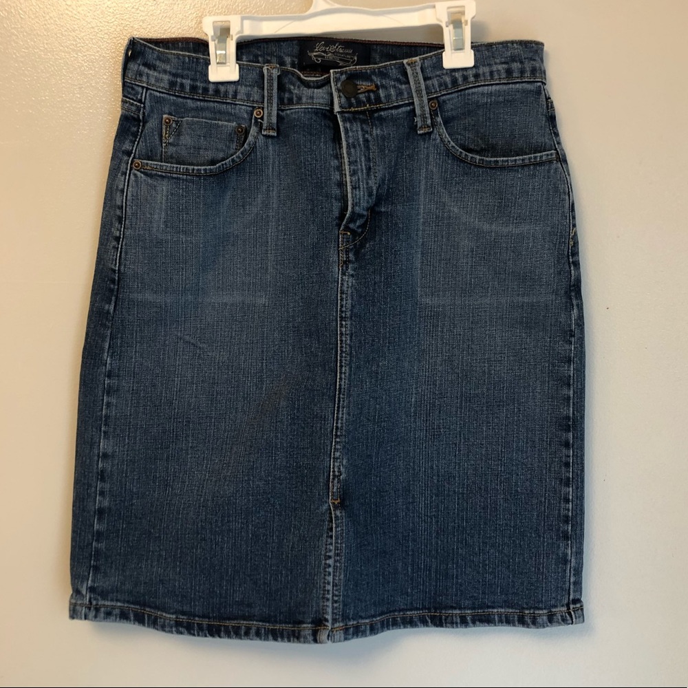 Levi Strauss signature denim skirt 10